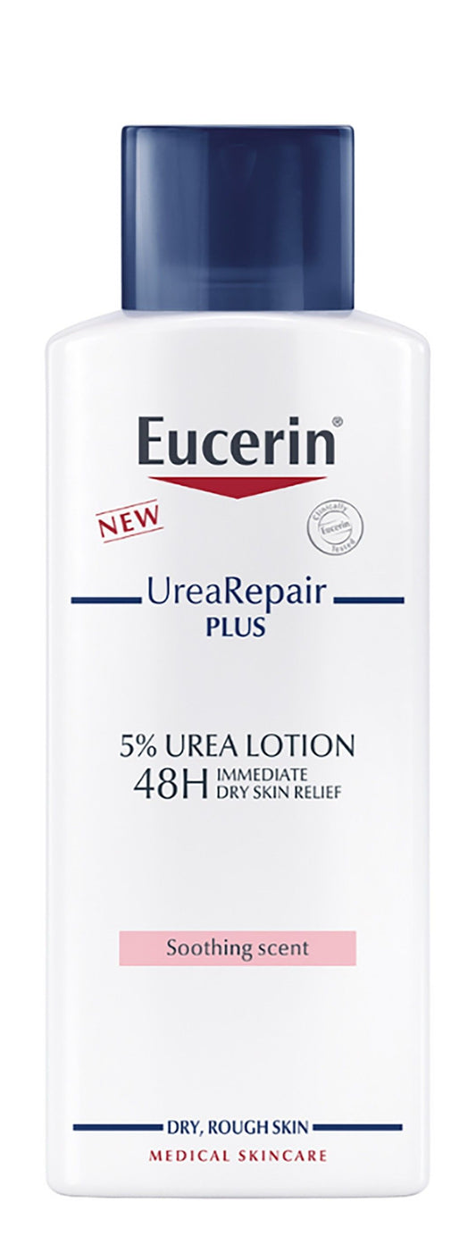Eucerin Urea Repair Plus Lotion with 5% Urea for Dry & Rough Skin Soothing Scent, 250ml - Makkah Pharmacy