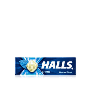Halls Menthol Flavored Candy, 8 Pieces, 22.4g