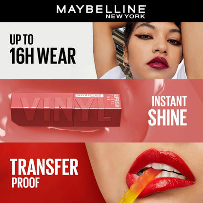 Maybelline Super Stay Vinyl Ink Liquid Lipstick Wicked 50, 1 Piece - Makkah Pharmacy