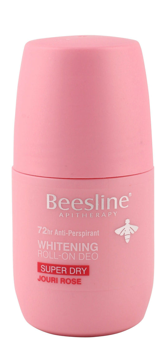 Beesline Apitherapy Super Dry Jouri Rose Whitening Aluminum Free Roll-On Deodorant, 50ml - Makkah Pharmacy