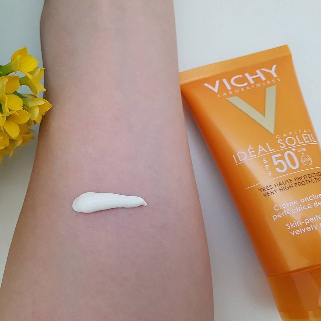 Vichy SPF50+ Dry Touch Velvety Cream, 50ml B1G1 - Makkah Pharmacy