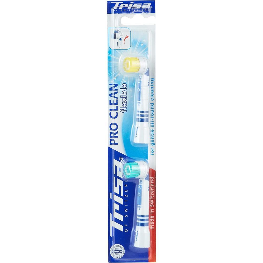Trisa Pro Clean Adult Toothbrush, 2 Pieces - Makkah Pharmacy