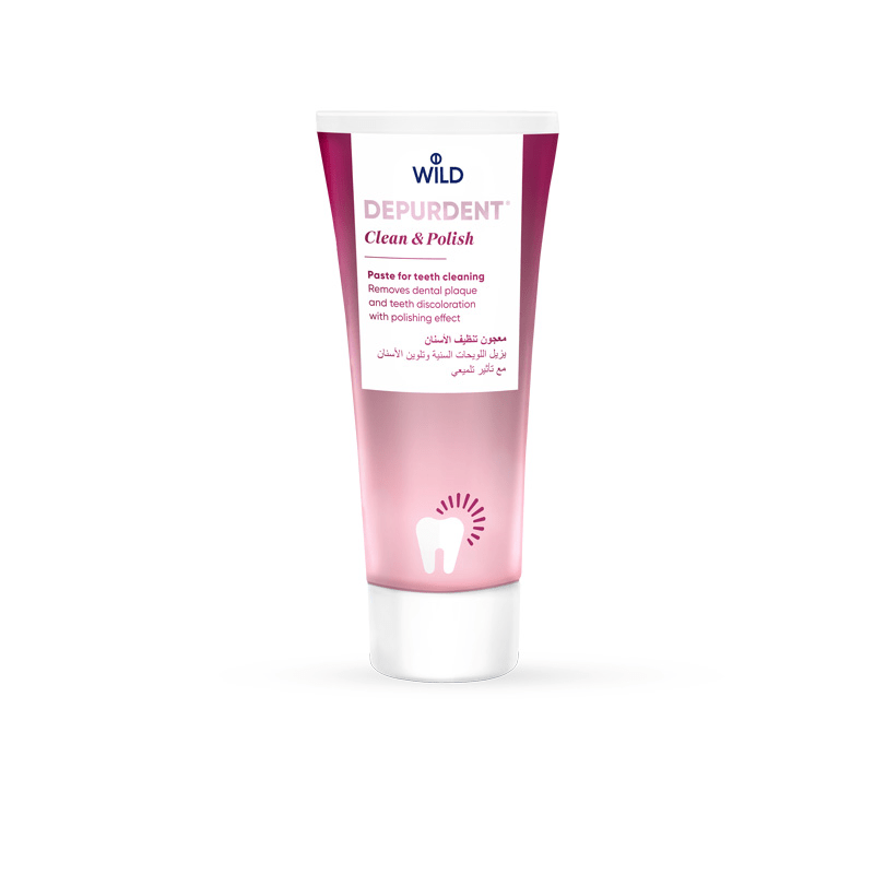 Wild Depurdent Clean & Polish Paste for Teeth Cleaning, 75ml - Makkah Pharmacy