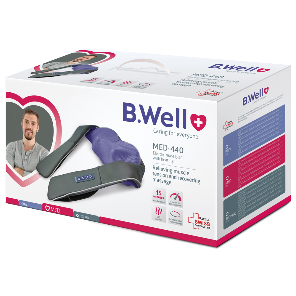 B-Well Electric Massager with Heating Med-440 - Makkah Pharmacy