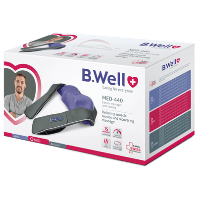 B-Well Electric Massager with Heating Med-440 - Makkah Pharmacy