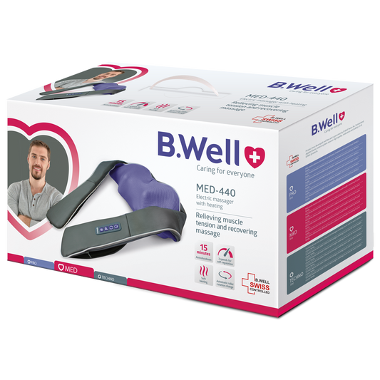 B-Well Electric Massager with Heating Med-440 - Makkah Pharmacy