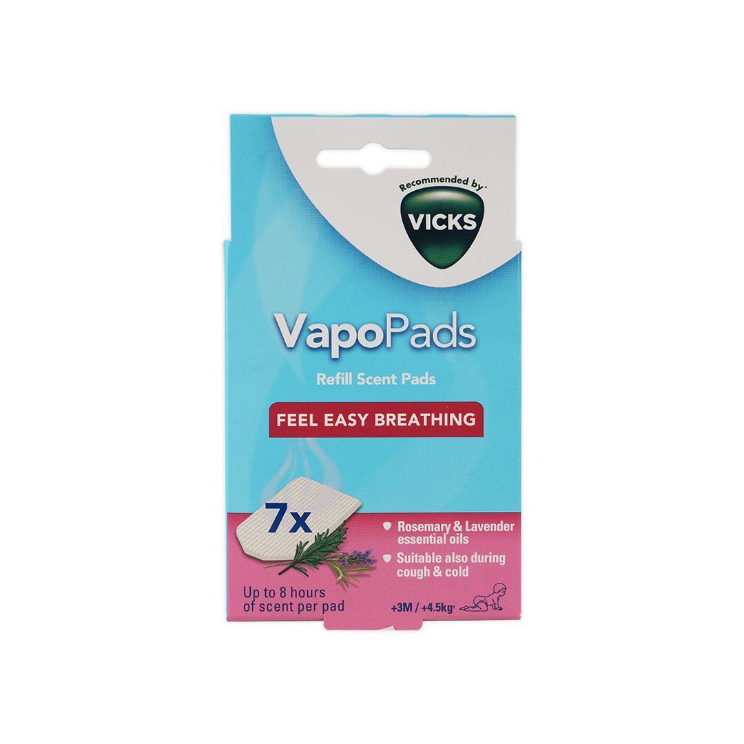 Vicks Vapopads Refills Rosemary Lavender Scented Cough And Cold - Makkah Pharmacy