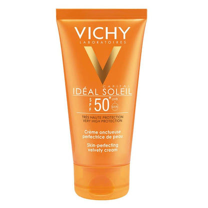 Vichy SPF50+ Dry Touch Velvety Cream, 50ml B1G1 - Makkah Pharmacy