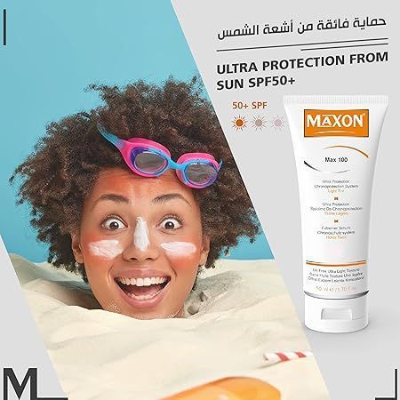 Maxon Max 100 Ultra Protection Broad Spectrum Sunscreen SPF50+, 50ml