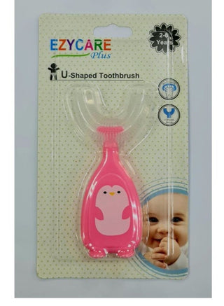Ezycare Plus Pink U-Shaped Toothbrush (2-6 Years), 1 Piece
