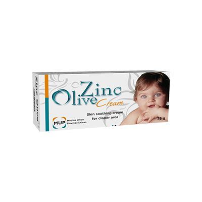 Zinc Olive Cream Skin Soothing Cream for Diaper Area, 75g - Makkah Pharmacy