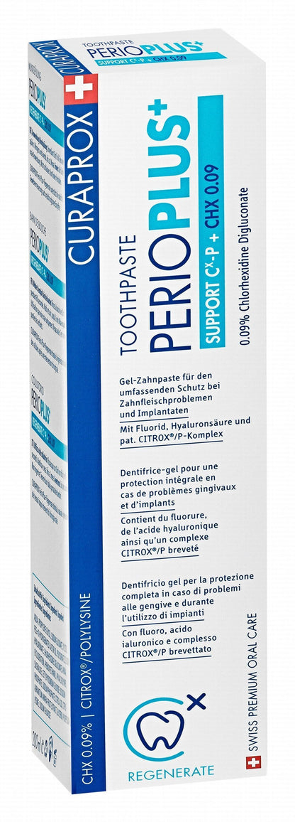Curaprox Perio Plus Support 0.09% CHX Toothpaste, 75ml - Makkah Pharmacy