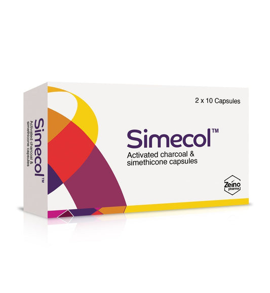 Simecol Capsules, 20 Capsules