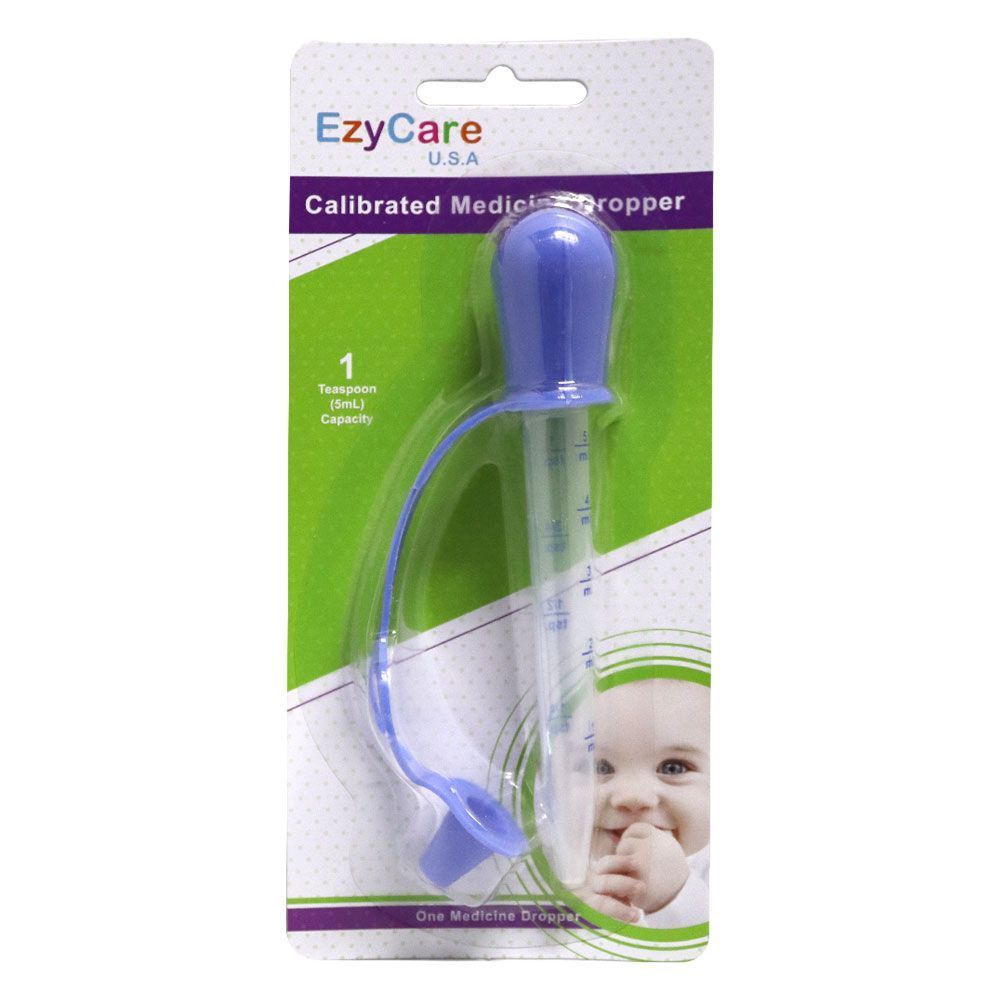 Ezycare Plus Pink 5ml Calibrated Medicine Dropper for Babies, 1 Piece - Makkah Pharmacy