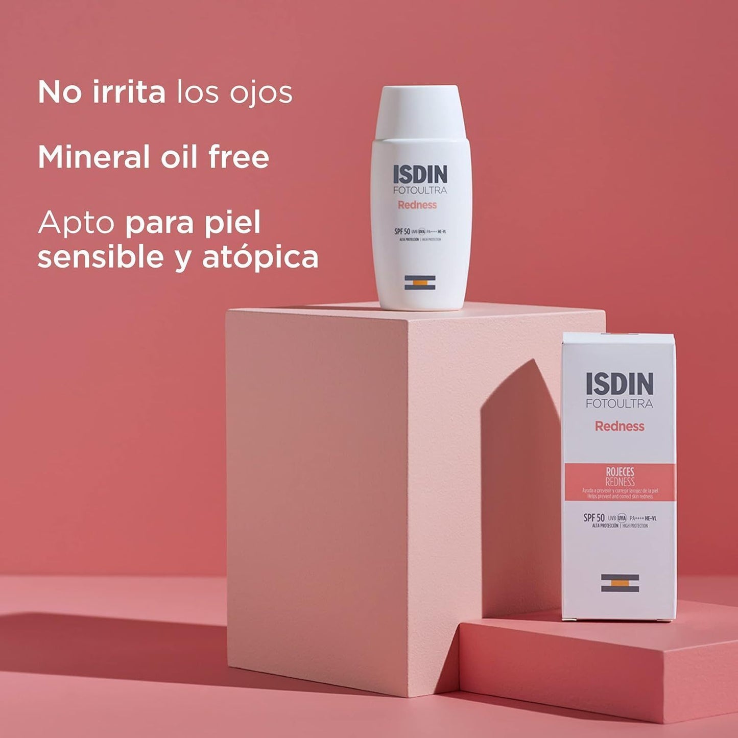 Isdin Fotoultra Hypoallergenic Water-Resistant Anti-Redness Facial Sunscreen SPF50 PA+++, 50ml - Makkah Pharmacy