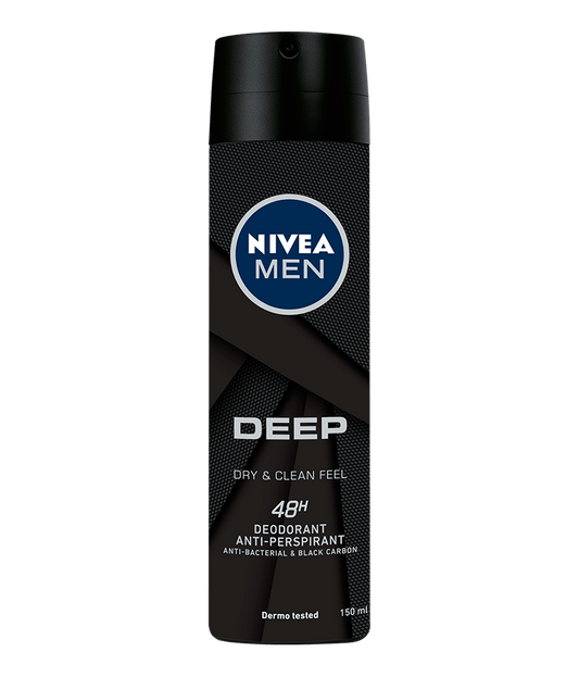 NIVEA 7982 SPRAY 80027 DEEP DEO 150ML - Makkah Pharmacy