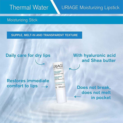 Uriage Hypoallergenic Moisturizing Lipstick For Dry Skin 4gm - Makkah Pharmacy