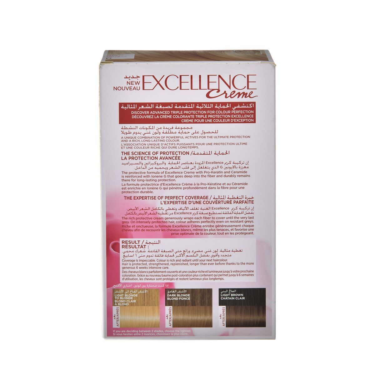 L'Oreal Excellence Triple Care Hair Color Cream Very Light Blonde 9, 1 Pack - Makkah Pharmacy