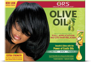 Ors Olive Oil No-Lye Relaxer Extra Strength - Kit