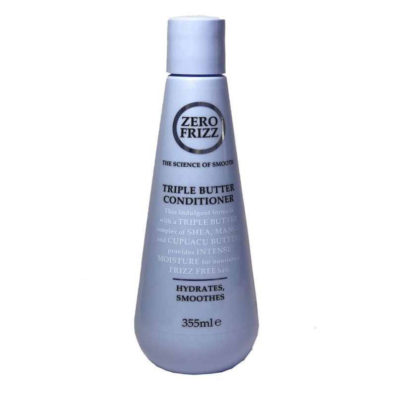 Zero Frizz Triple Butter (Sulfate Free) Conditioner 355 ml - Makkah Pharmacy