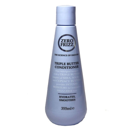 Zero Frizz Triple Butter (Sulfate Free) Conditioner 355 ml - Makkah Pharmacy