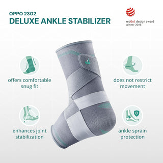 Oppo 2302 Deluxe Ankle Stabilizer Large
