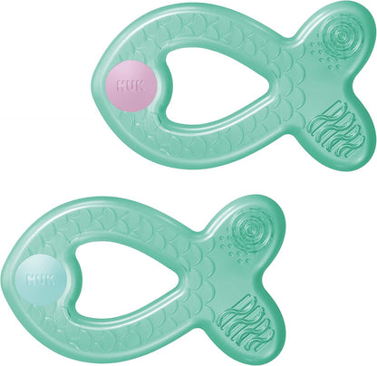 Nuk Extra-Cool Teething Ring With Cooling And Massaging Effect + Fish Sha