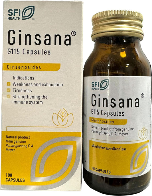 Ginsana G115 Cap 100's