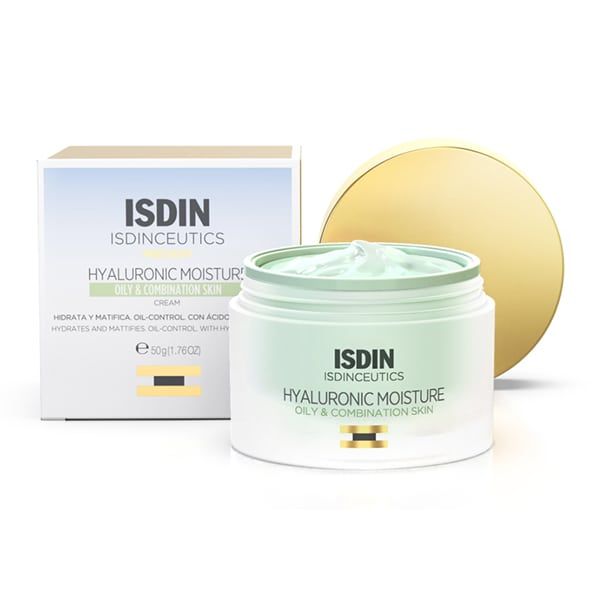 Isdin Isdinceutics Prevent Hydrating, Mattifying & Oil Control Face Cream with Hyaluronic Acid for Oily & Combination Skin, 50g - Makkah Pharmacy