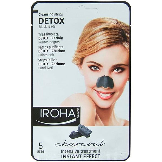 Iroha Nature Cleansing Strips Blackheads Detox Charcoal - Makkah Pharmacy