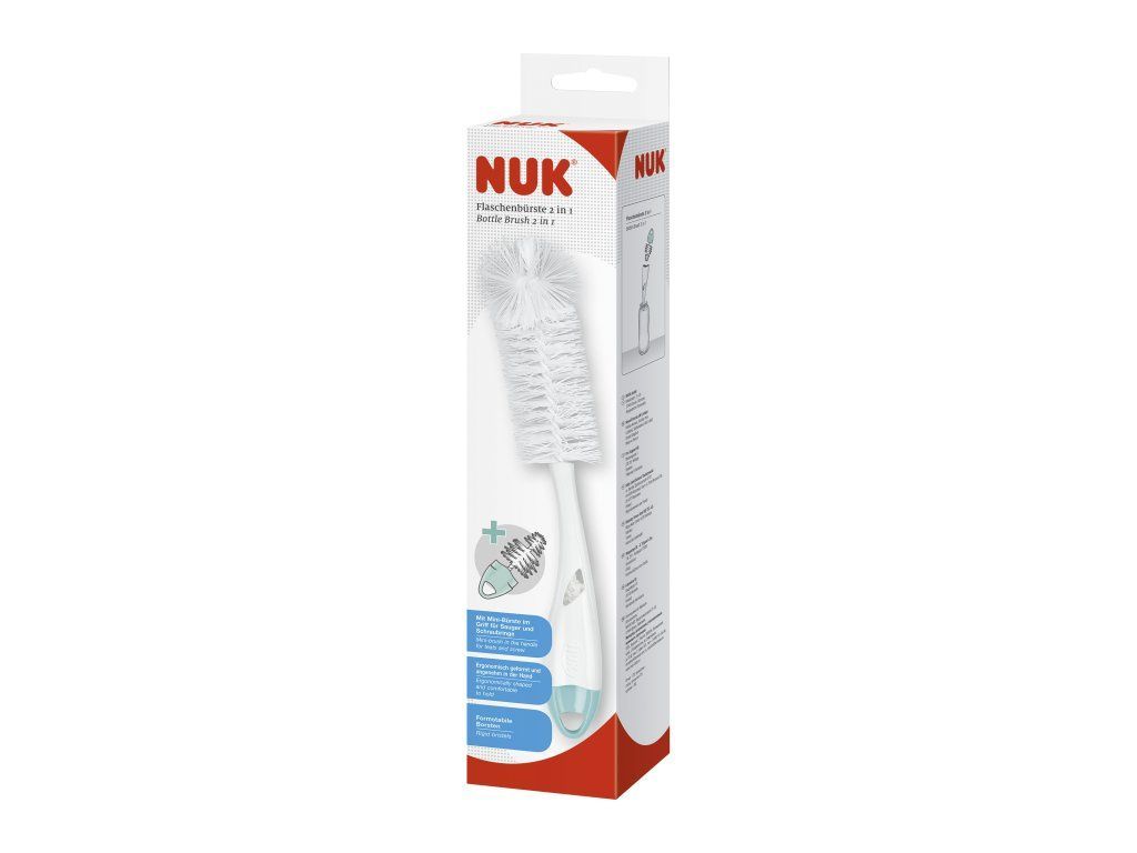 Nuk 2 In 1  Bottle Brush - Makkah Pharmacy
