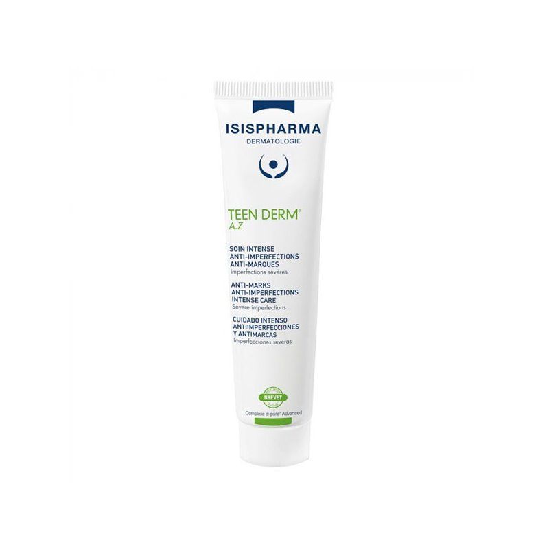 Isispharma Teen Derm 15% Azelaic Acid Soothing, Anti-Marks & Anti-Imperfections Face Cream for Acne-Prone Skin, 30ml - Makkah Pharmacy