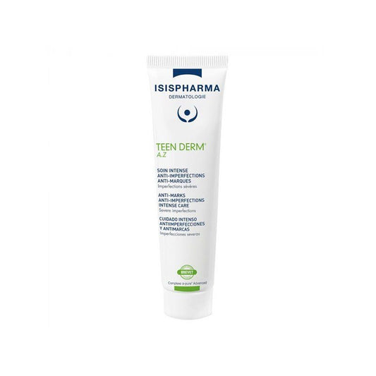 Isispharma Teen Derm 15% Azelaic Acid Soothing, Anti-Marks & Anti-Imperfections Face Cream for Acne-Prone Skin, 30ml - Makkah Pharmacy