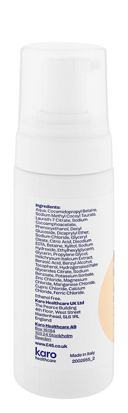 E45 Foaming Facial Cleanser for Dry & Sensitive Skin, 150ml - Makkah Pharmacy