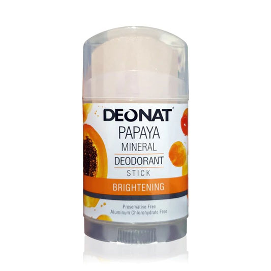Deonat Papaya Mineral Deodorant Stick - Brightening, 100g - Makkah Pharmacy