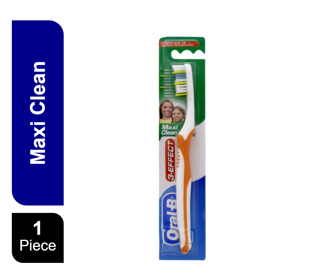 Oral-B 3 Effect Maxi Clean Toothbrush 1 Pc - Makkah Pharmacy