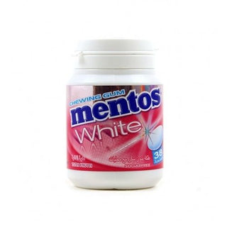 Mentos White Sugarfree Chewing Gum - Tutti Frutti 38   Pieces - Makkah Pharmacy
