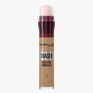 Maybelline Eraser Instant Anti-Aging Multi-Use Concealer with Sponge Nude 02, 6.8ml - Makkah Pharmacy