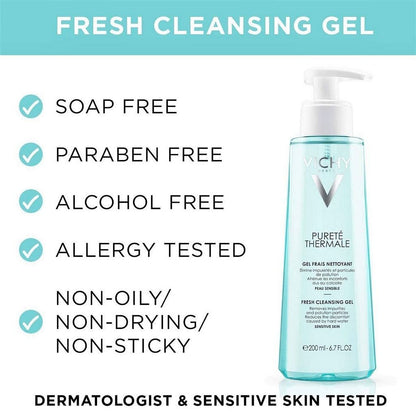 Vichy Purete Thermale Fresh Cleansing Gel 200 ml - Makkah Pharmacy