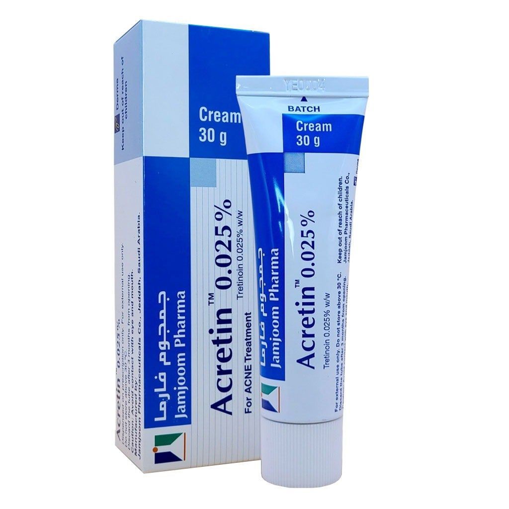 Acretin Cream 0.025%, 30g