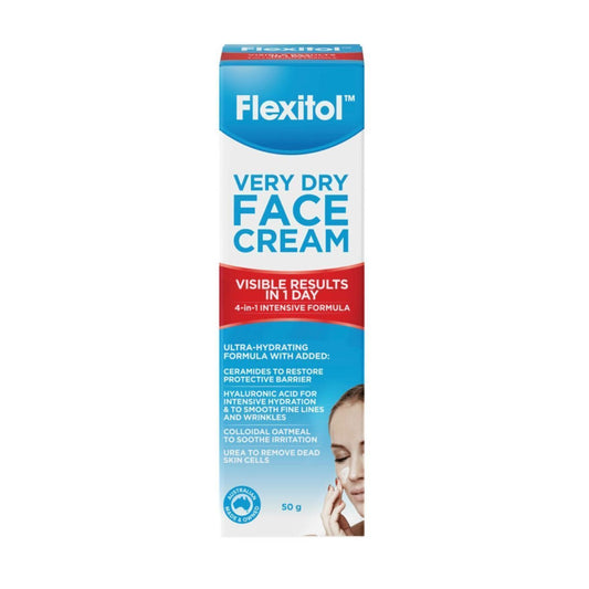 Flexitol Very Dry Face Cream, 50g - Makkah Pharmacy