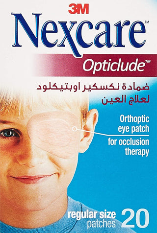 3M Nexcare 1539 Opticlude Orthoptic Eye Patch, Regular, 20S