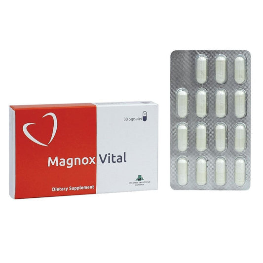 Magnox Vital 865mg Magnesium Supplement, 30 Capsules - Makkah Pharmacy