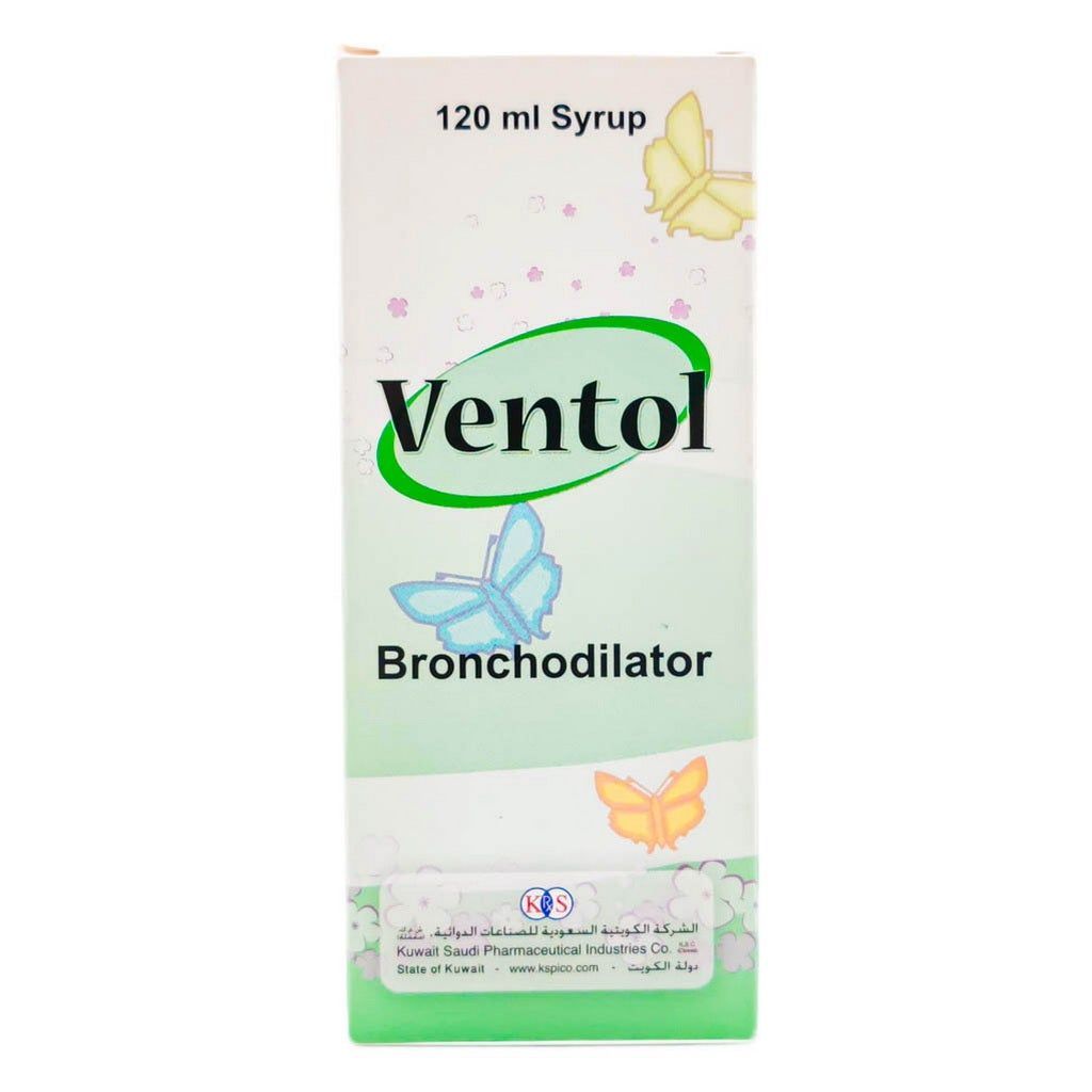 Ventol 2Mg/5Ml Syrup 120Ml-