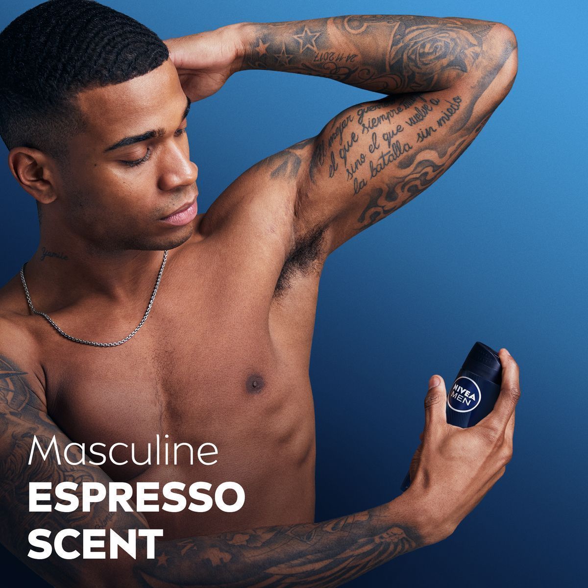 Nivea Men Deep Black Carbon Espresso Antiperspirant Antibacterial Deodorant Spray, 150ml - Makkah Pharmacy