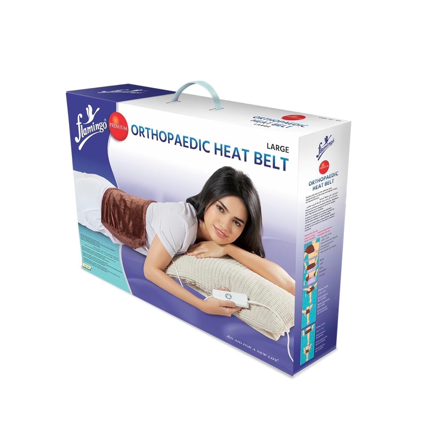 Flamingo Premium Orthopaedic Heat Belt - Large - Makkah Pharmacy