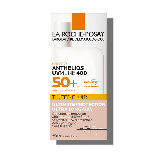 La Roche-Posay Anthelios 400 Water & Sweat Resistant Tinted Facial Sunscreen for Sensitive Skin SPF50+, 50ml - Makkah Pharmacy