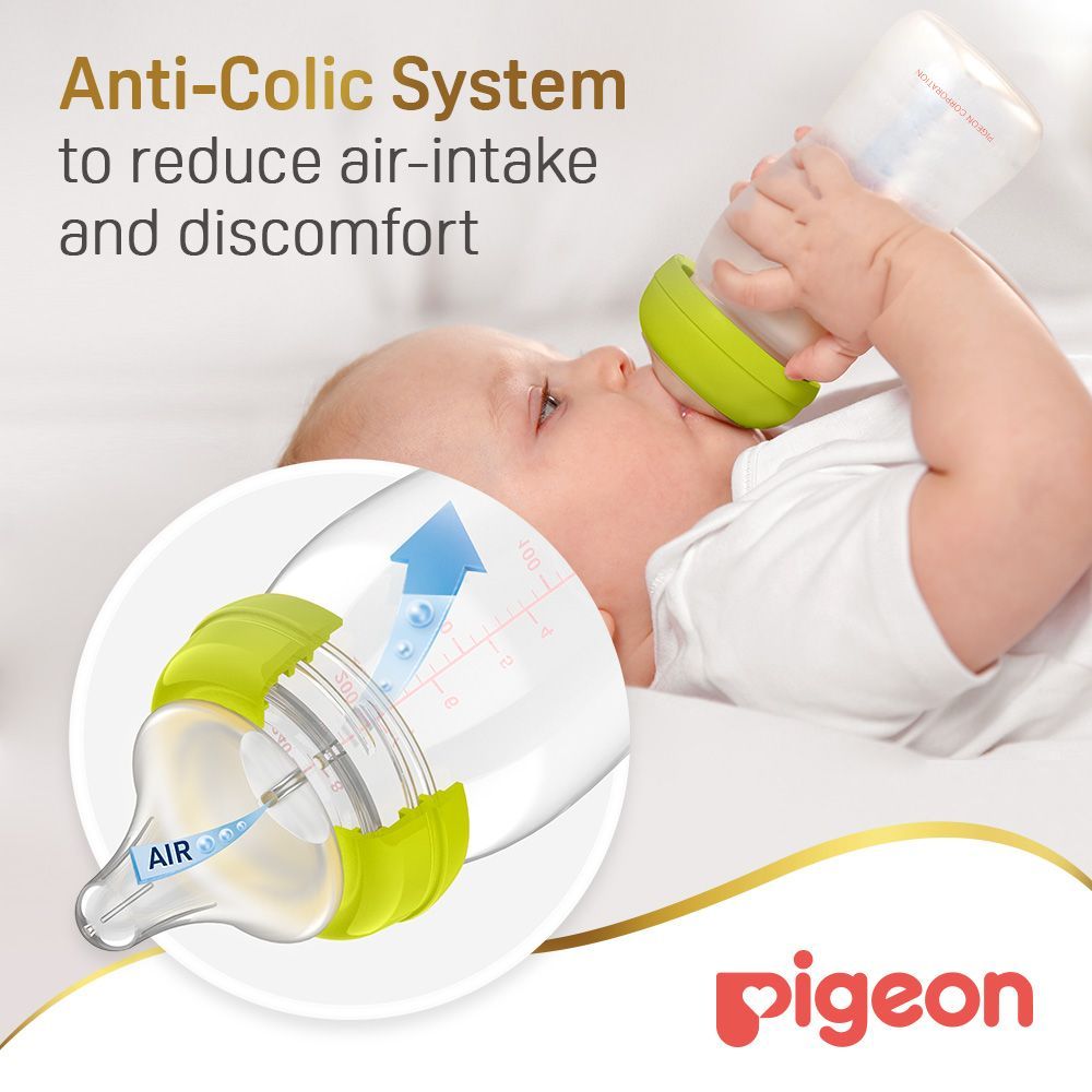 Pigeon Peristaltic Plus 240ml Nursing Bottle (3+ Months) - BPA free