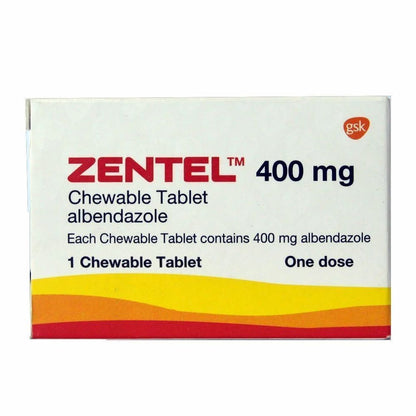 Zentel 400 mg 1 Tablet