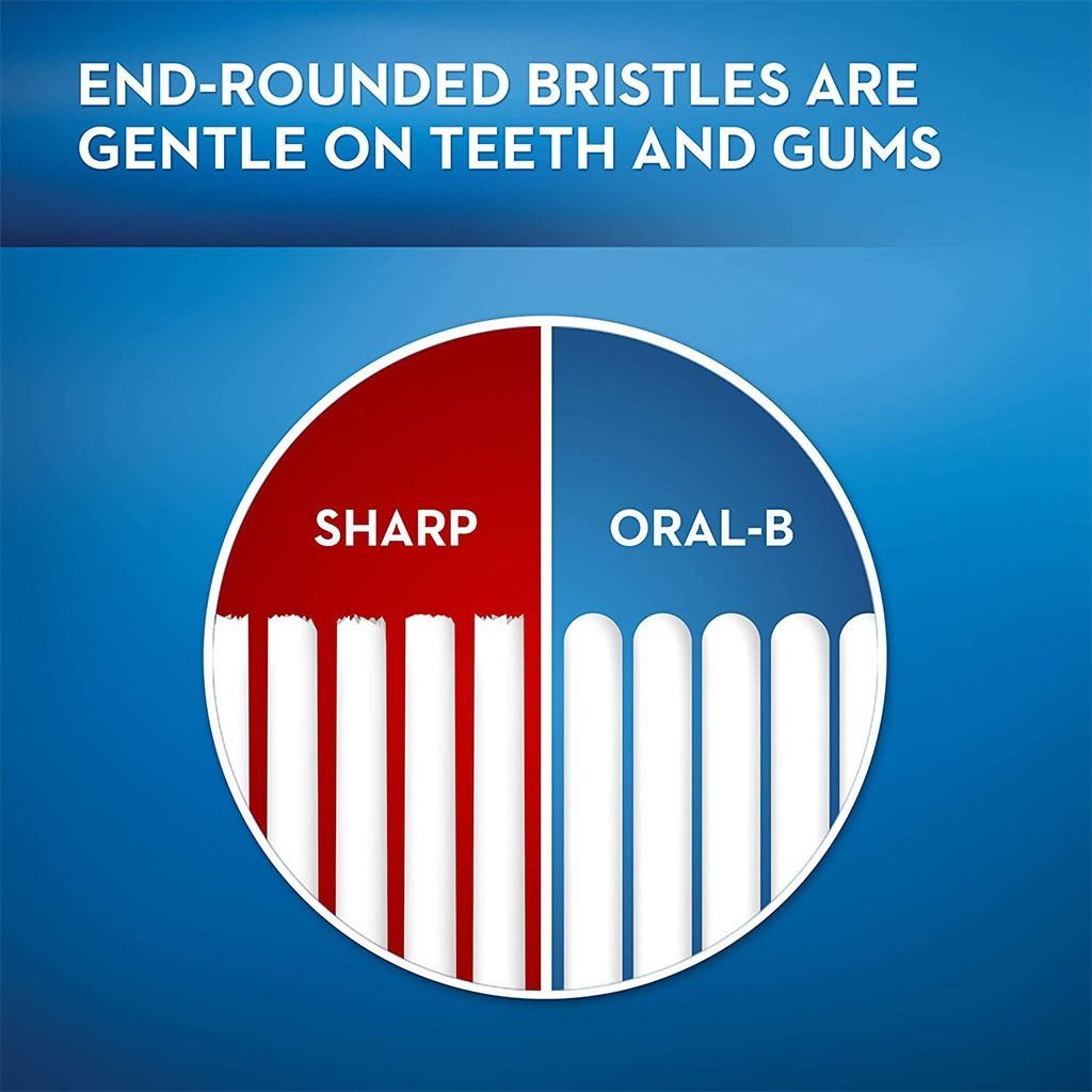 Oral-B 3D White & Red Medium Toothbrush, 1 Piece